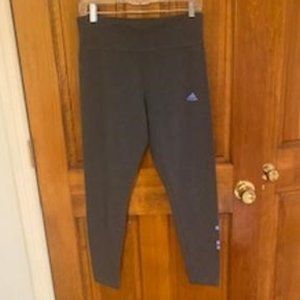 Adidas essential linear logo high waisted leggings